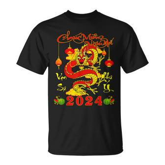 Chuc Mung Nam Moi Tet Giap Thin Viet Nam New Year 2024 T-Shirt - Monsterry DE