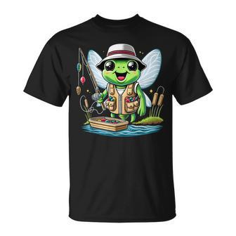 Cicada Dad Fishing Father's Day Bug Entomology Lovers T-Shirt - Monsterry DE