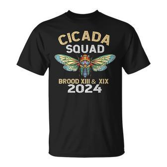 Cicada Invasion Tour 2024 Cicada Squad Entomology T-Shirt - Seseable