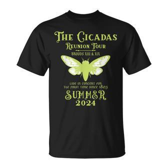 The Cicada Reunion US Tour 2024 Cicada Concert Fest Lover T-Shirt | Mazezy AU