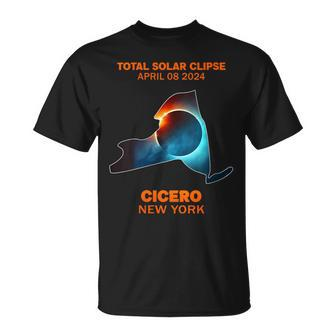 Cicero New York Total Solar Eclipse 2024 T-Shirt - Thegiftio UK