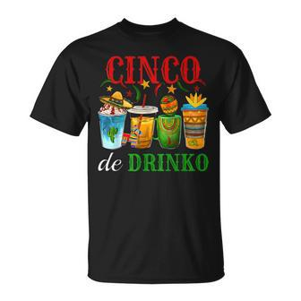 Cinco De Drinko Drinking Matching Family Party T-Shirt - Monsterry
