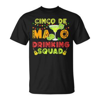 Cinco De Mayo Drinking Squad Cinco De Mayo Fiesta Party T-Shirt | Mazezy UK