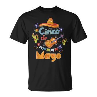 Cinco De Mayo Fiesta Music Party T-Shirt - Monsterry UK