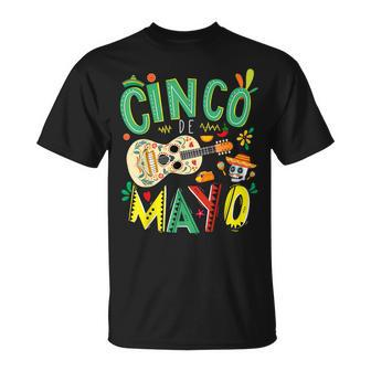 Cinco De Mayo Lets Fiesta Squad 5 De Mayo Mexican Fiesta T-Shirt - Monsterry UK