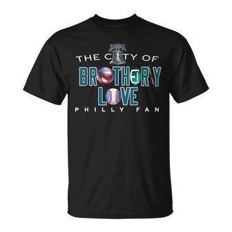 The City Of Brotherly Love A Philadelphia Team Fan T-Shirt - Seseable