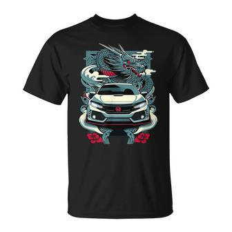 Civic Type R Car T-Shirt - Seseable