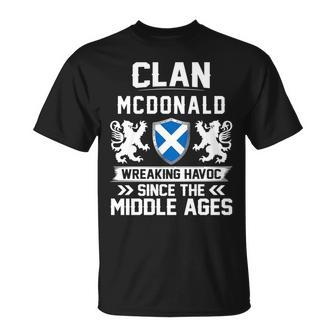 Clan Mcdonald Scottish Family Scotland Fathers T-Shirt - Monsterry UK