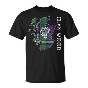 Clan Wood Family Name Surname Reunion Matching Family Tree T-Shirt - Seseable