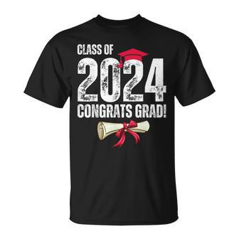 Class Of 2024 Congrats Grad Graduate Congratulations T-Shirt - Monsterry AU