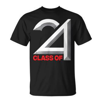 Class Of 2024 Graduation Senior High School College T-Shirt - Monsterry DE