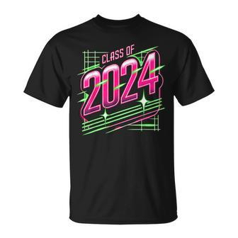 Class Of 2024 Graduation Seniors 24 High School College T-Shirt - Seseable