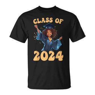 Class Of 2024 Senior Graduate Graduation Girls T-Shirt - Seseable