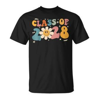 Class Of 2028 Grow With Me Graduation First Day Of School T-Shirt - Monsterry DE