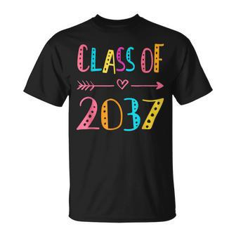 Class Of 2037 Pre K Graduate Preschool Graduation T-Shirt - Monsterry DE
