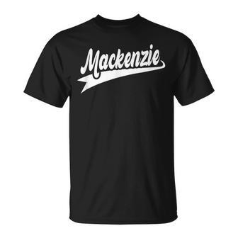Classic 70S Retro Name Mackenzie T-Shirt - Seseable