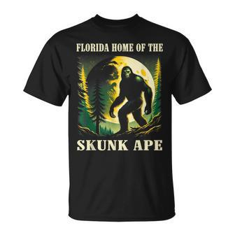 Classic Florida Of The Skunk Ape Cute Animal Pet Monsters T-Shirt - Monsterry