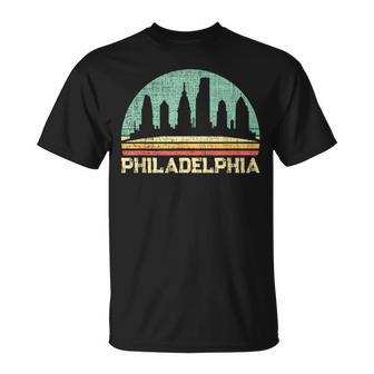 Classic Retro Vintage Philadelphia City Pennsylvania T-Shirt - Monsterry DE