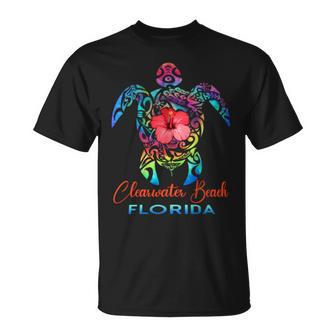 Clearwater Beach Florida 2024 Sea Turtle Summer Vacation T-Shirt - Monsterry DE