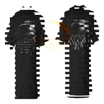 Cleveland Ohio Total Solar Eclipse 2024 Ohio Solar Eclipse T-Shirt | Mazezy