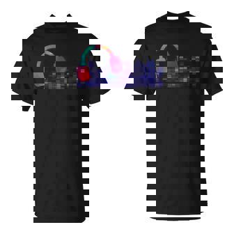 Club Nocturno Con Control De Audio Intermitente Led Camiseta unisex - Regaloses