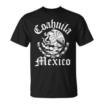 Coahuila With Mexican Emblem Coahuila T-Shirt - Monsterry