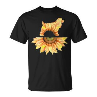 Cocker Spaniel Sunflower T-Shirt | Mazezy