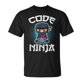 Code Ninja Programmer Coder Computer Programming Coding T-Shirt - Seseable