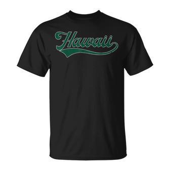 College University Style Hawaii Baseball Sport Fan T-Shirt - Monsterry