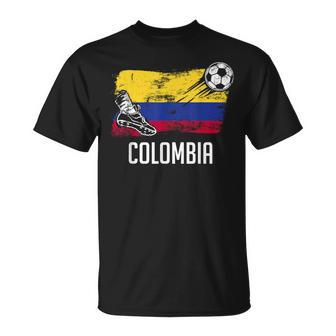 Colombia Flag Jersey Colombian Soccer Team Colombian T-Shirt - Monsterry DE