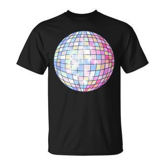 Colorful Disco Mirror Ball 1970S Retro 70S Dance Party T-Shirt - Seseable
