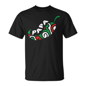 Colorful Spicy Jalapeno Papa Pepper T-Shirt - Monsterry AU