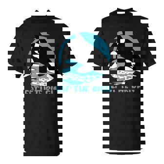 Comer La Rica Ballena Orca Meme Camiseta unisex - Regaloses