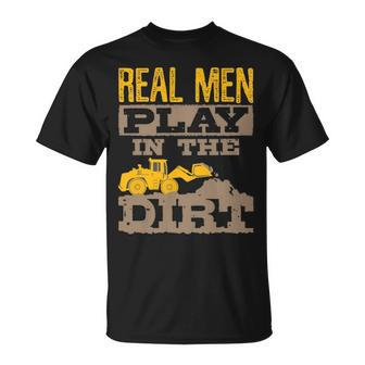 Construction Worker Real Men T-Shirt | Mazezy