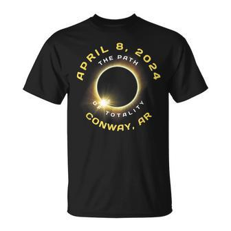 Conway Arkansas Solar Eclipse Totality April 8 2024 T-Shirt | Mazezy