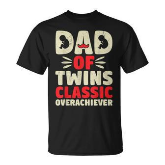 Cool Dad Of Twins Classic Overachiever Father's Day T-Shirt - Monsterry UK
