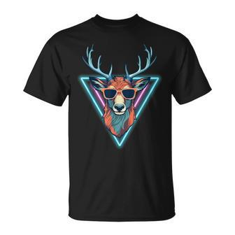 Cool Deer Animal Party Wear Sunglasses Vintage 70S 80S T-Shirt - Monsterry AU