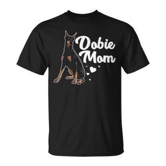Cool Doberman Mom Art Doberman Pinscher Dobie Lovers T-Shirt | Mazezy