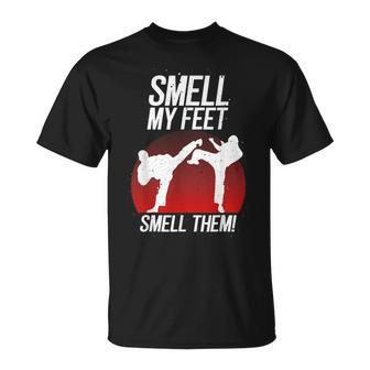 Cool Karate For Boys Girls Smell My Feet Karate T-Shirt - Monsterry UK