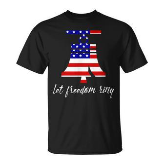 Cool Liberty Bell American Let Freedom Ring T-Shirt - Monsterry AU