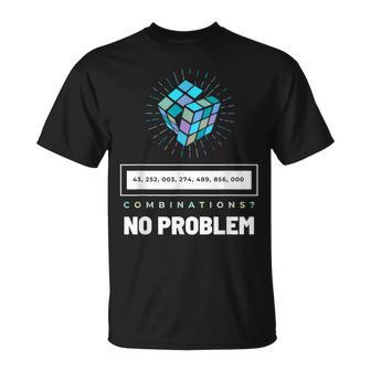 Cool Math Rubik Rubix Rubics Player Cube Math Amateurs T-Shirt - Cadeauxyz