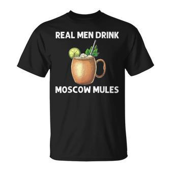 Cool Moscow Mule For Dad Vodka Cocktail Bartender T-Shirt - Monsterry AU