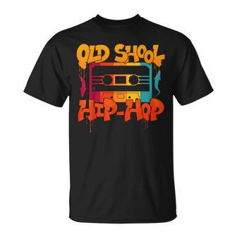 Cool Retro Old School Hip Hop 80S 90S Costume Cassette T-Shirt - Seseable