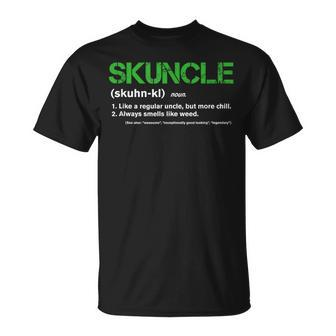 Cool Uncle Skuncle Definition Marijuana Weed T-Shirt - Thegiftio UK