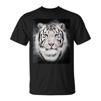Cool Wild White Tiger T Leopard Tiger Graphic T-Shirt - Thegiftio UK