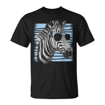 Cool Zebra Birthday Party Girls Boys Cute Zebra Lovers T-Shirt | Mazezy