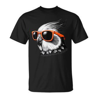 Coole Nymphensittiche Mit Sonnenbrille Grafische Kunst T-Shirt - Seseable