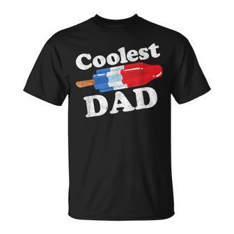 Coolest Dad Popsicle Bomb Retro 80S Pop Fathers T-Shirt - Monsterry CA