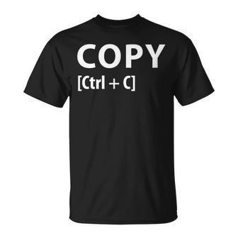 Copy From Cut & Paste Collection T-Shirt - Monsterry