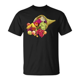 Cornucopia For Thanksgiving T-Shirt - Monsterry